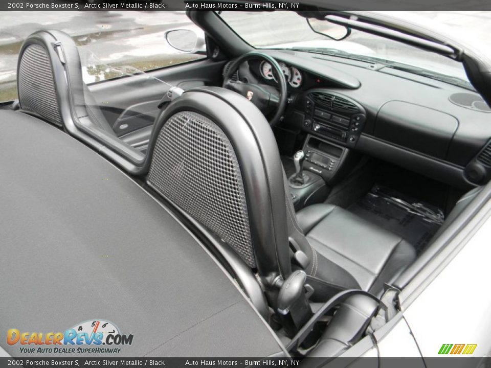 2002 Porsche Boxster S Arctic Silver Metallic / Black Photo #27
