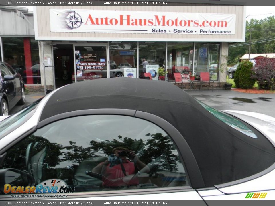 2002 Porsche Boxster S Arctic Silver Metallic / Black Photo #35