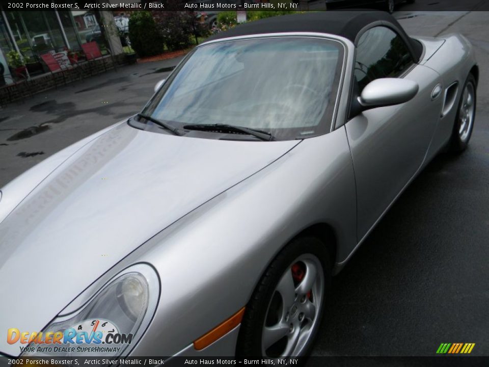 2002 Porsche Boxster S Arctic Silver Metallic / Black Photo #36