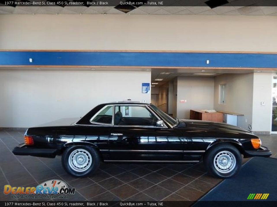 1977 Mercedes-Benz SL Class 450 SL roadster Black / Black Photo #4