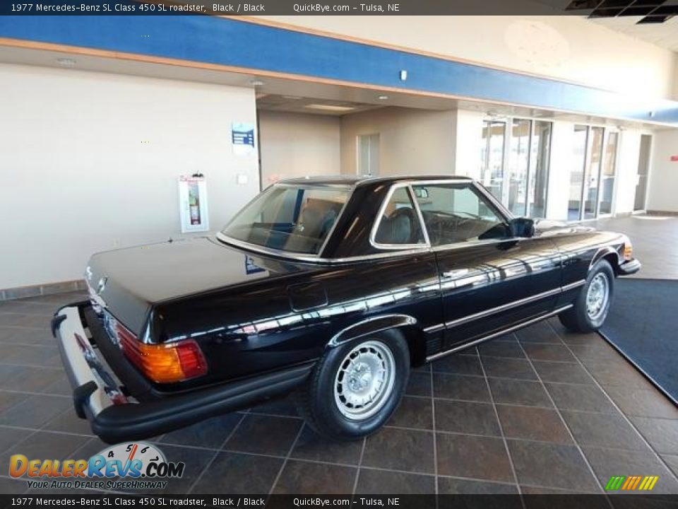 1977 Mercedes-Benz SL Class 450 SL roadster Black / Black Photo #6