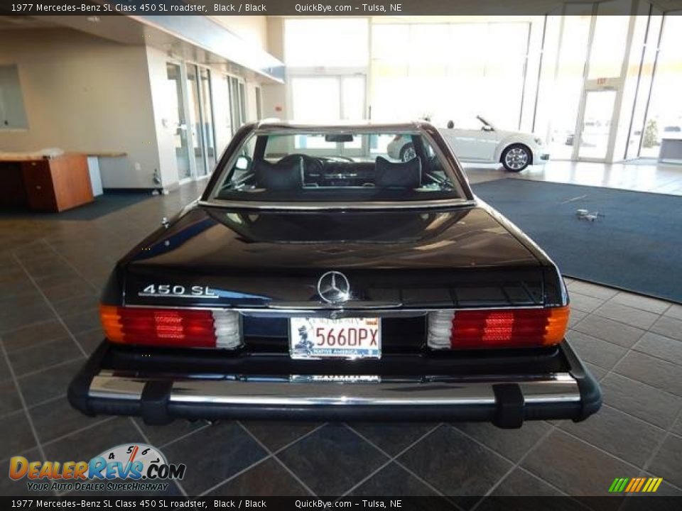 1977 Mercedes-Benz SL Class 450 SL roadster Black / Black Photo #7