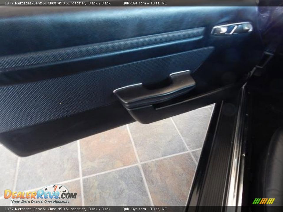 1977 Mercedes-Benz SL Class 450 SL roadster Black / Black Photo #8