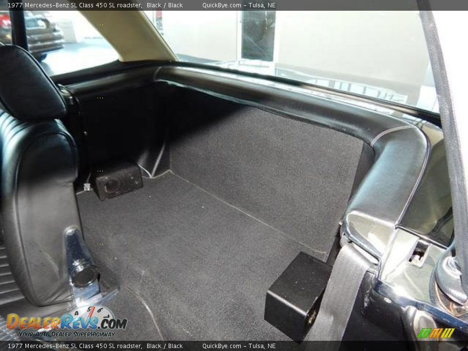 1977 Mercedes-Benz SL Class 450 SL roadster Black / Black Photo #12