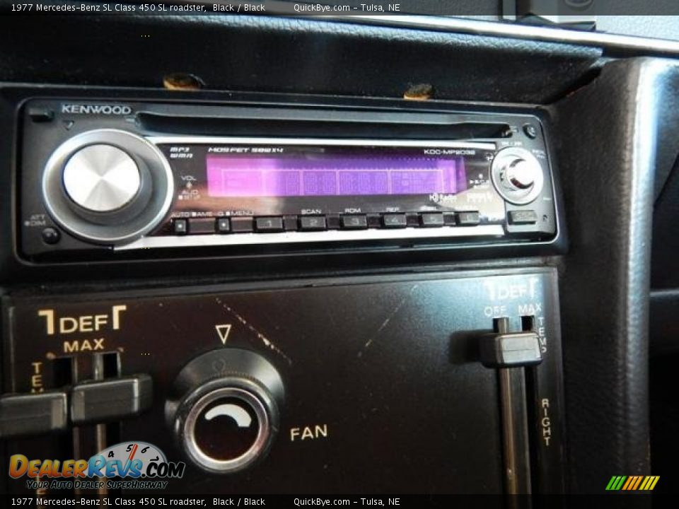 1977 Mercedes-Benz SL Class 450 SL roadster Black / Black Photo #17
