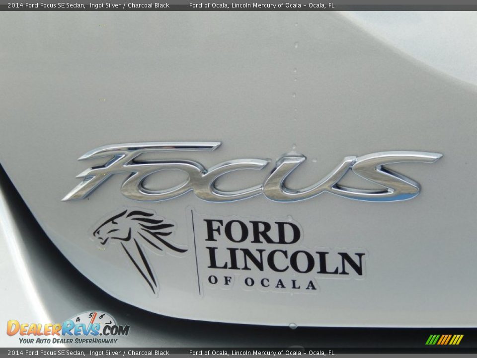 2014 Ford Focus SE Sedan Ingot Silver / Charcoal Black Photo #4