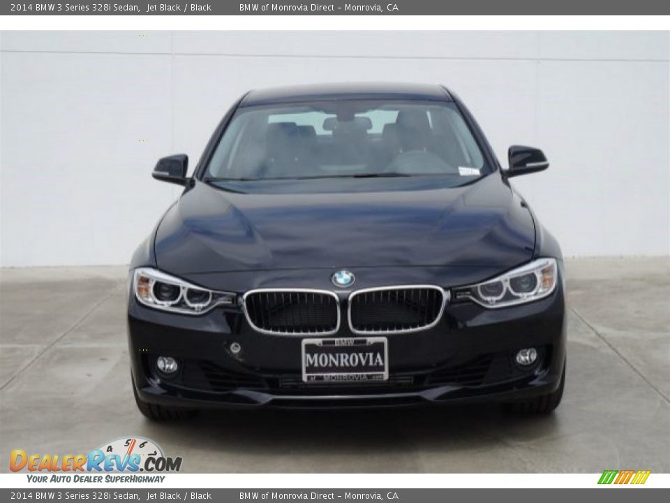 2014 BMW 3 Series 328i Sedan Jet Black / Black Photo #3