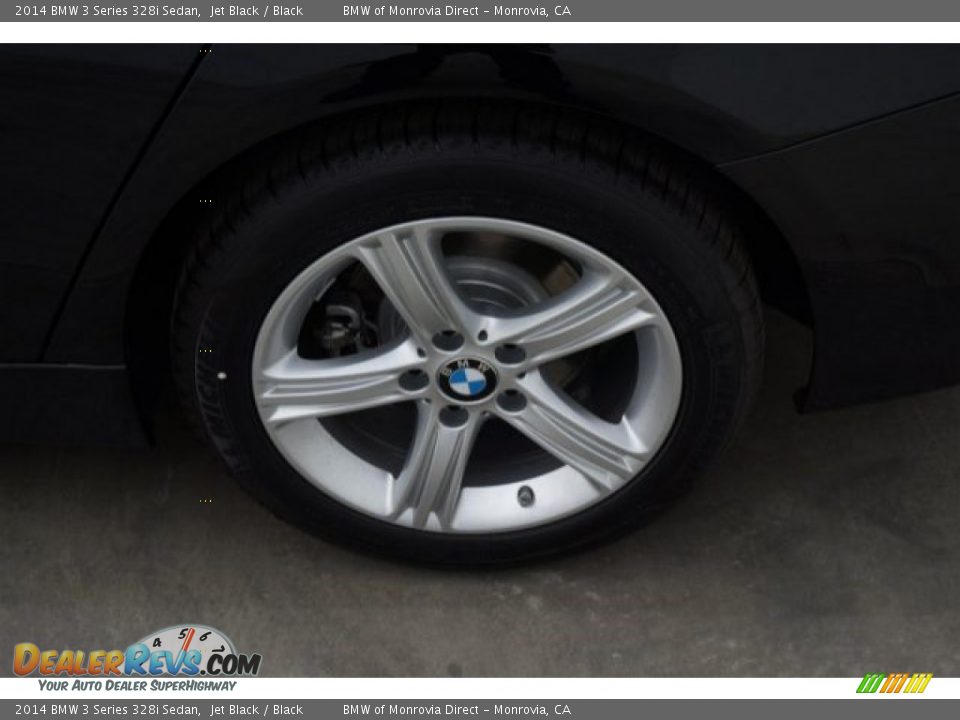 2014 BMW 3 Series 328i Sedan Jet Black / Black Photo #4