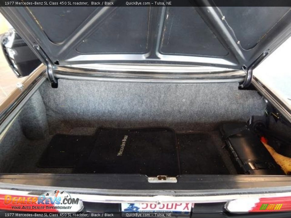 1977 Mercedes-Benz SL Class 450 SL roadster Black / Black Photo #21