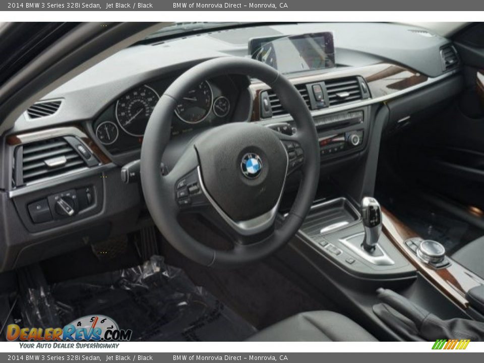 2014 BMW 3 Series 328i Sedan Jet Black / Black Photo #6