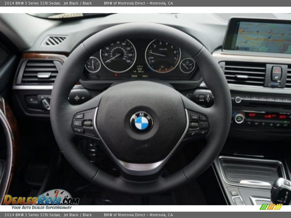 2014 BMW 3 Series 328i Sedan Jet Black / Black Photo #9