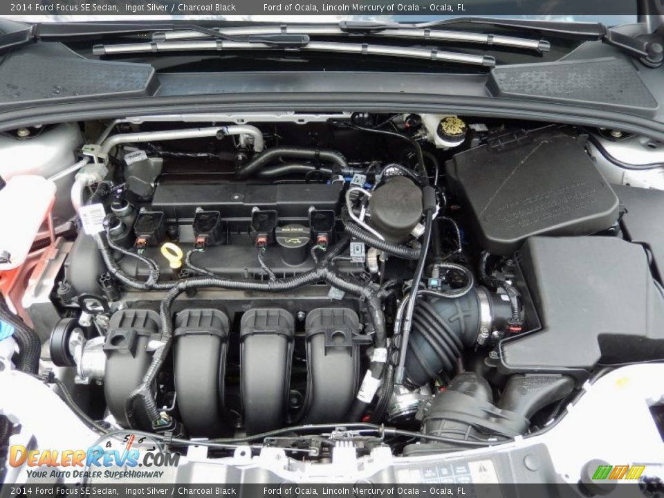 2014 Ford Focus SE Sedan Ingot Silver / Charcoal Black Photo #11