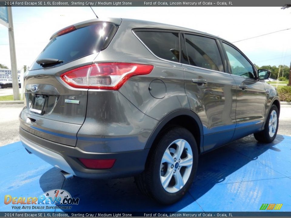 2014 Ford Escape SE 1.6L EcoBoost Sterling Gray / Medium Light Stone Photo #3