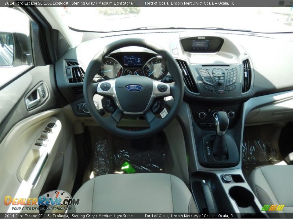2014 Ford Escape SE 1.6L EcoBoost Sterling Gray / Medium Light Stone Photo #8