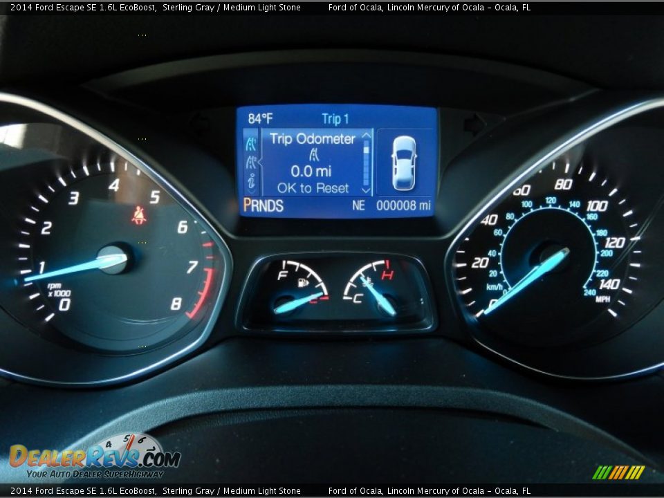 2014 Ford Escape SE 1.6L EcoBoost Sterling Gray / Medium Light Stone Photo #9