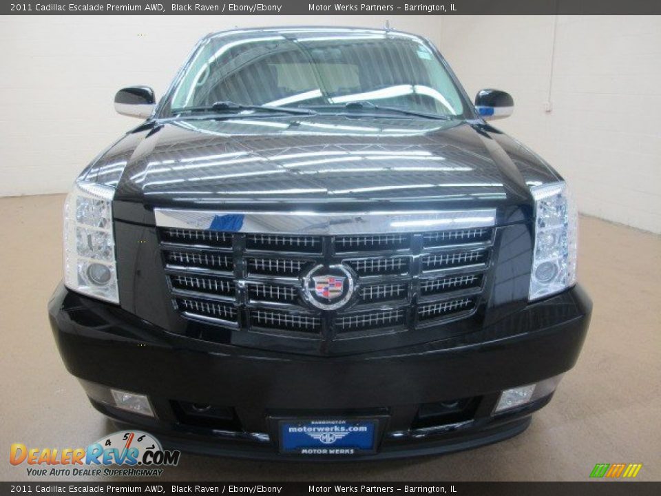 2011 Cadillac Escalade Premium AWD Black Raven / Ebony/Ebony Photo #2