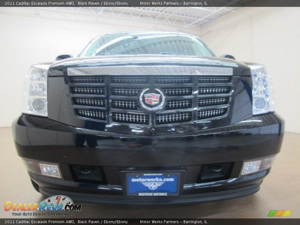2011 Cadillac Escalade Premium AWD Black Raven / Ebony/Ebony Photo #3