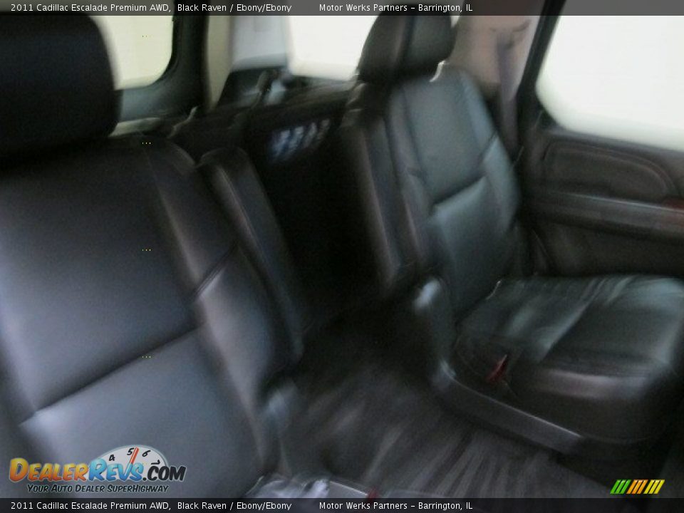 2011 Cadillac Escalade Premium AWD Black Raven / Ebony/Ebony Photo #23