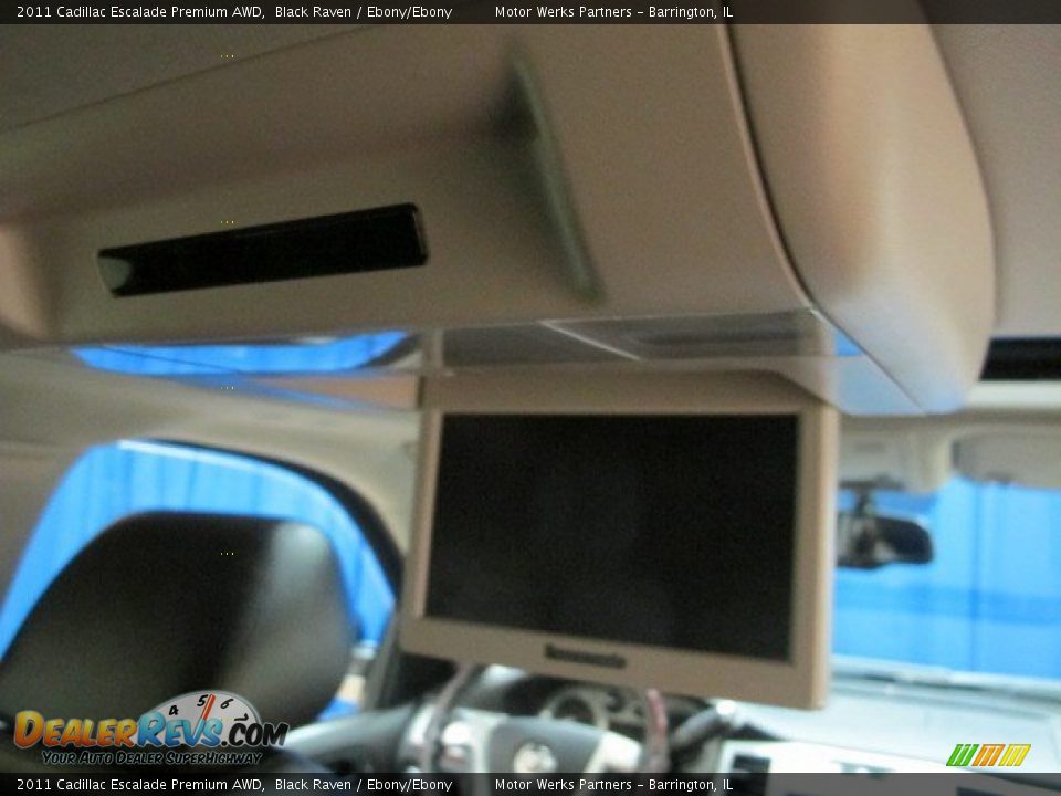 2011 Cadillac Escalade Premium AWD Black Raven / Ebony/Ebony Photo #35