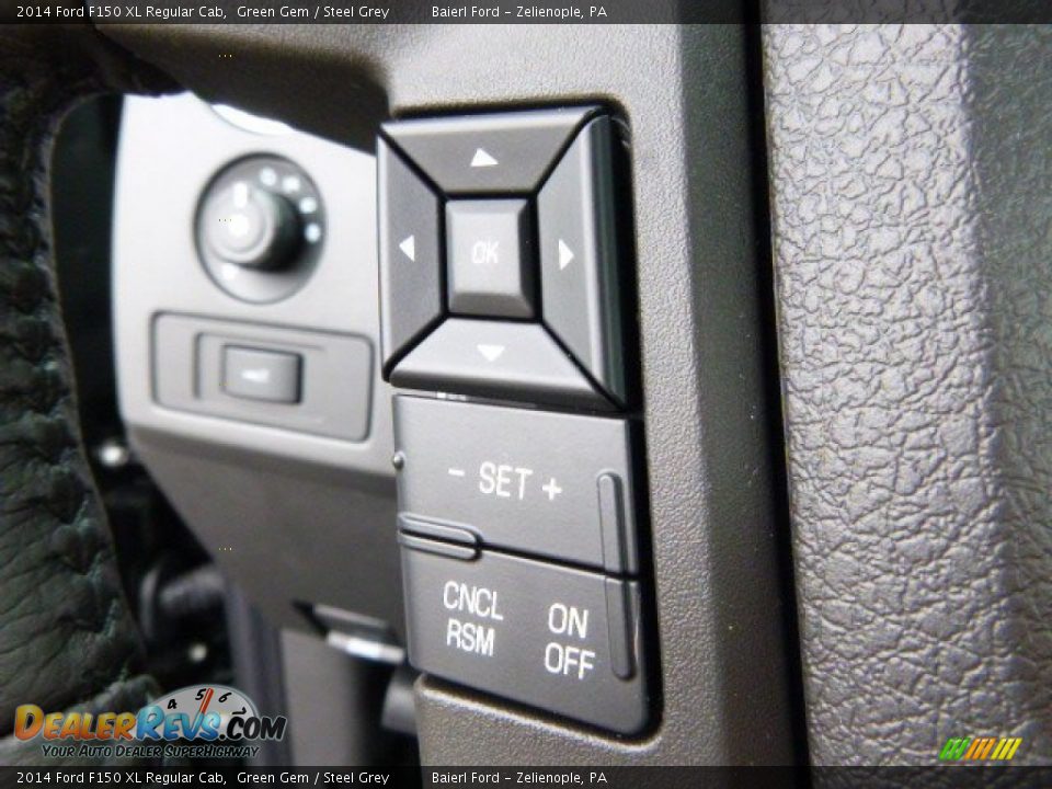 2014 Ford F150 XL Regular Cab Green Gem / Steel Grey Photo #17