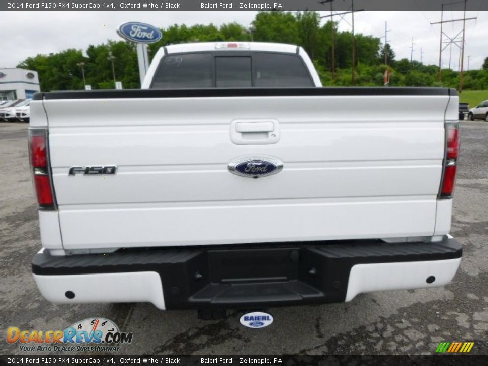 2014 Ford F150 FX4 SuperCab 4x4 Oxford White / Black Photo #7
