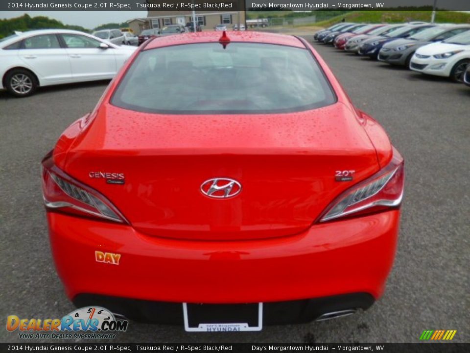 2014 Hyundai Genesis Coupe 2.0T R-Spec Tsukuba Red / R-Spec Black/Red Photo #6