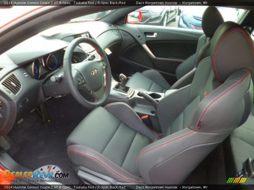 R-Spec Black/Red Interior - 2014 Hyundai Genesis Coupe 2.0T R-Spec Photo #15