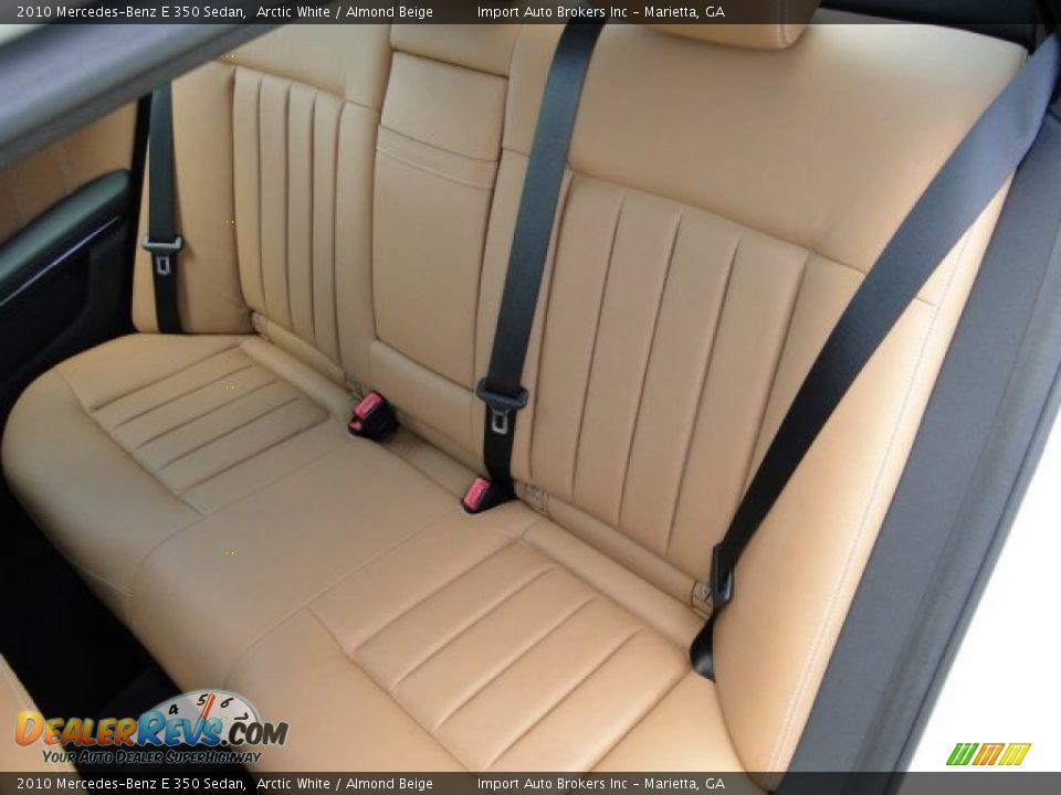 2010 Mercedes-Benz E 350 Sedan Arctic White / Almond Beige Photo #16