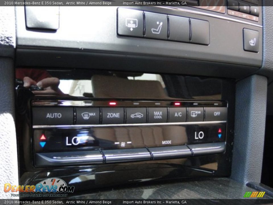 2010 Mercedes-Benz E 350 Sedan Arctic White / Almond Beige Photo #28