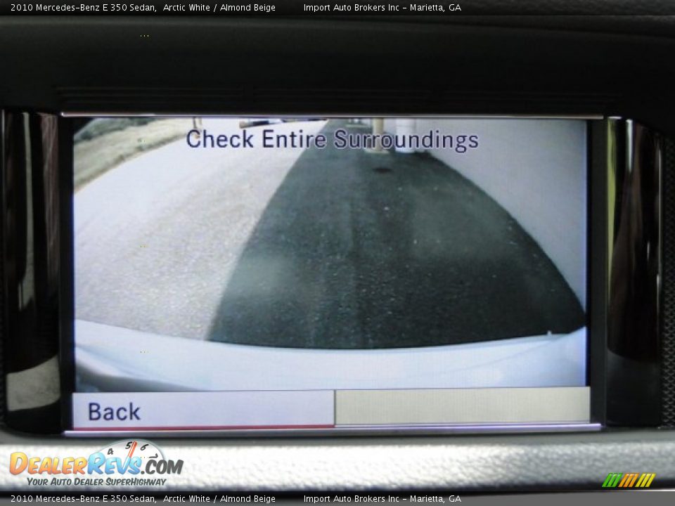 2010 Mercedes-Benz E 350 Sedan Arctic White / Almond Beige Photo #32