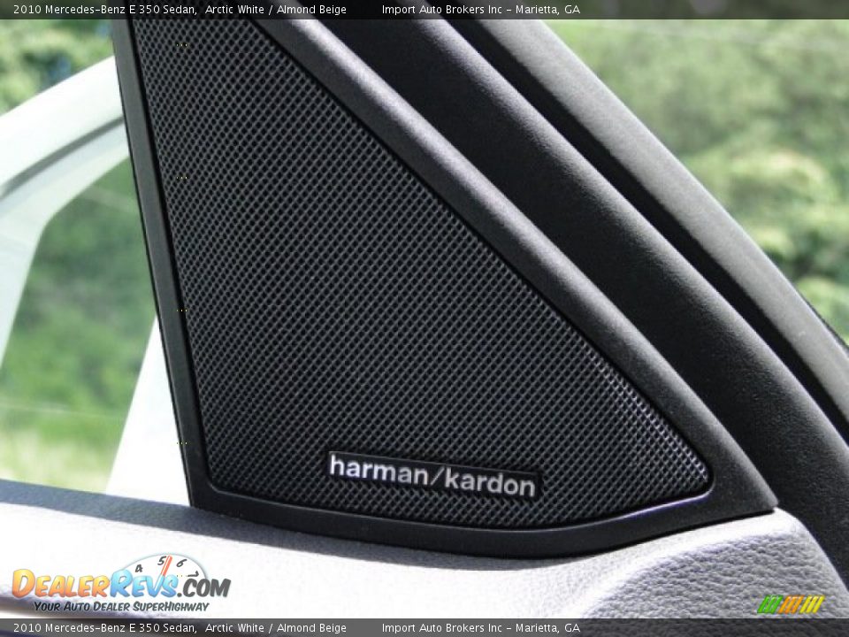 2010 Mercedes-Benz E 350 Sedan Arctic White / Almond Beige Photo #34