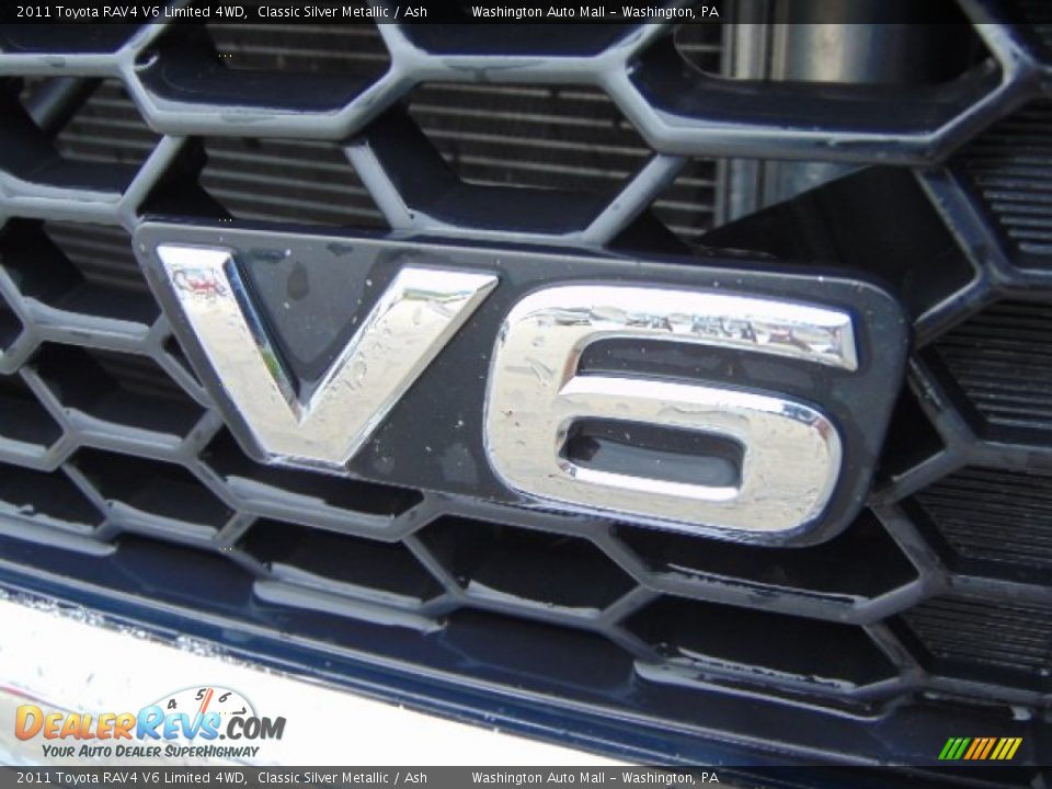 2011 Toyota RAV4 V6 Limited 4WD Classic Silver Metallic / Ash Photo #6