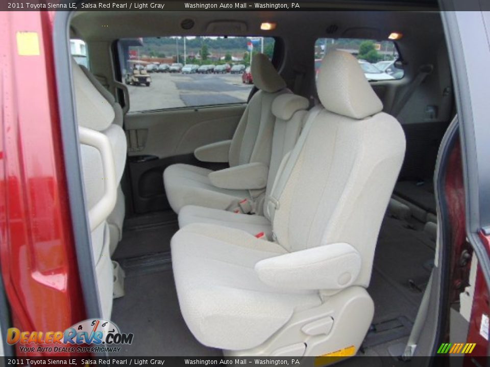 2011 Toyota Sienna LE Salsa Red Pearl / Light Gray Photo #14