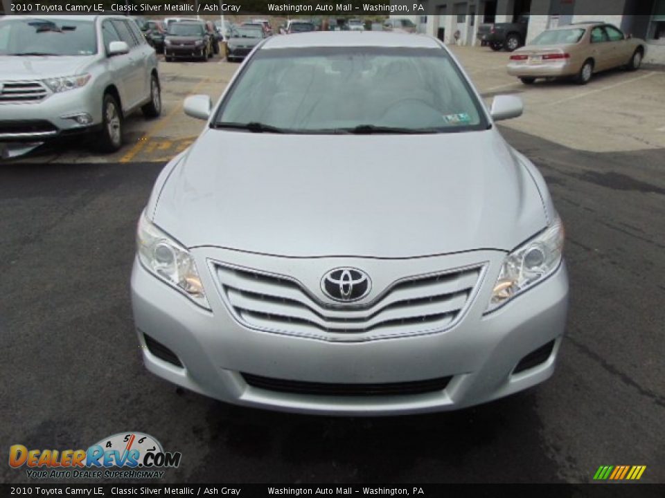 2010 Toyota Camry LE Classic Silver Metallic / Ash Gray Photo #3