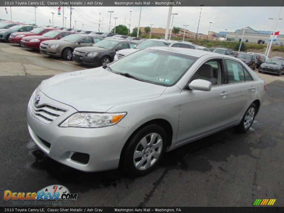 2010 Toyota Camry LE Classic Silver Metallic / Ash Gray Photo #4