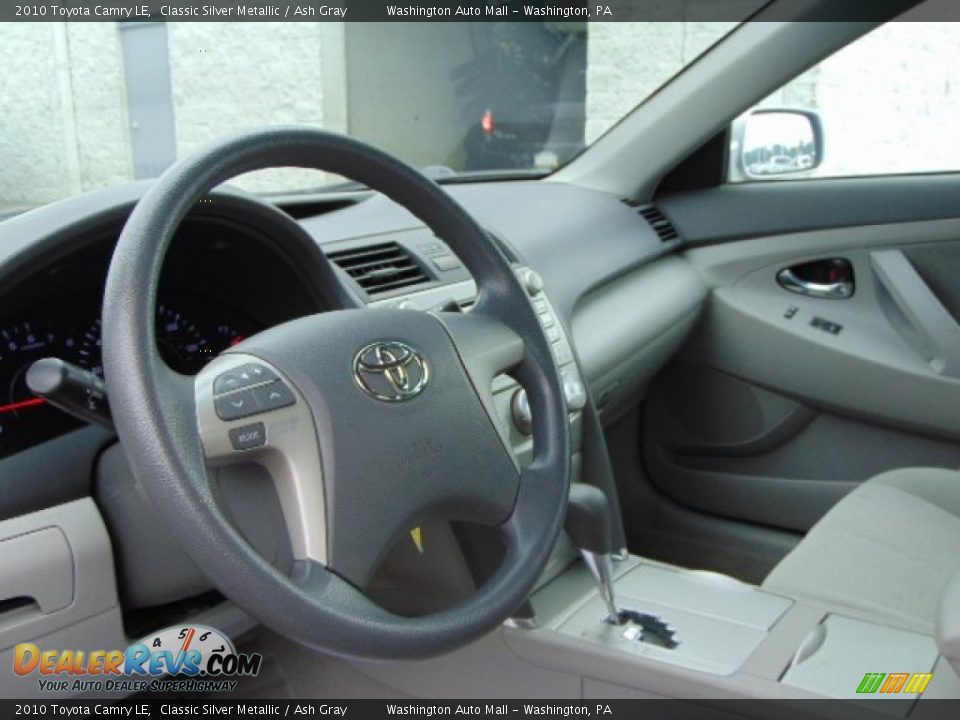 2010 Toyota Camry LE Classic Silver Metallic / Ash Gray Photo #8