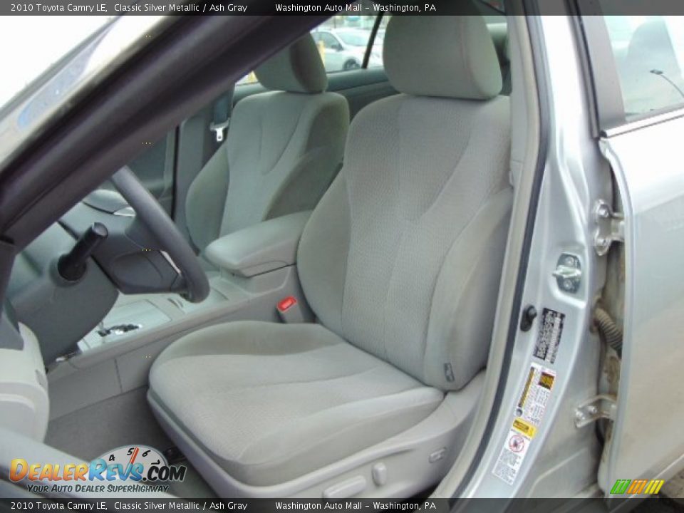 2010 Toyota Camry LE Classic Silver Metallic / Ash Gray Photo #10