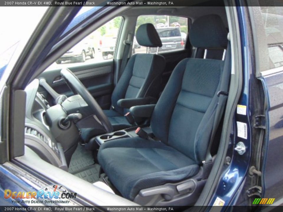 2007 Honda CR-V EX 4WD Royal Blue Pearl / Black Photo #14