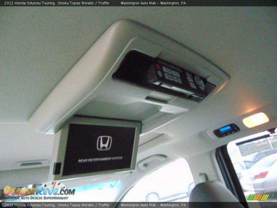 2012 Honda Odyssey Touring Smoky Topaz Metallic / Truffle Photo #7