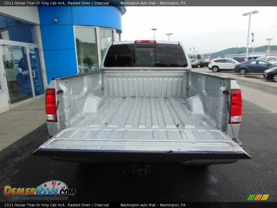 2011 Nissan Titan SV King Cab 4x4 Radiant Silver / Charcoal Photo #9