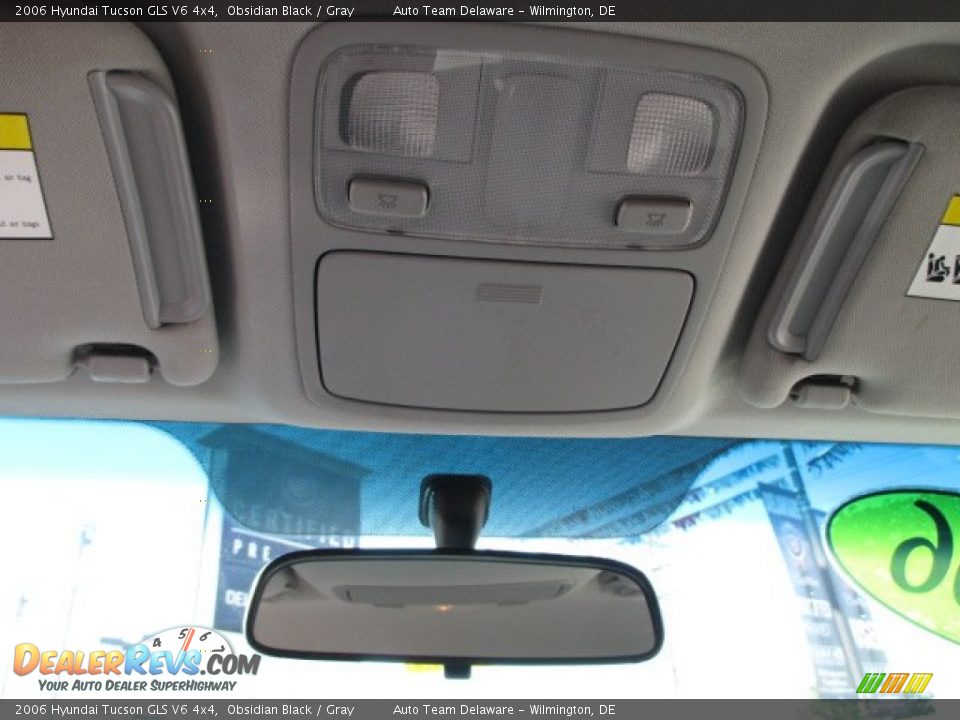 2006 Hyundai Tucson GLS V6 4x4 Obsidian Black / Gray Photo #31