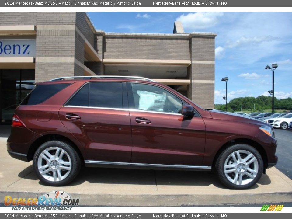 Cinnabar Red Metallic 2014 Mercedes-Benz ML 350 4Matic Photo #2