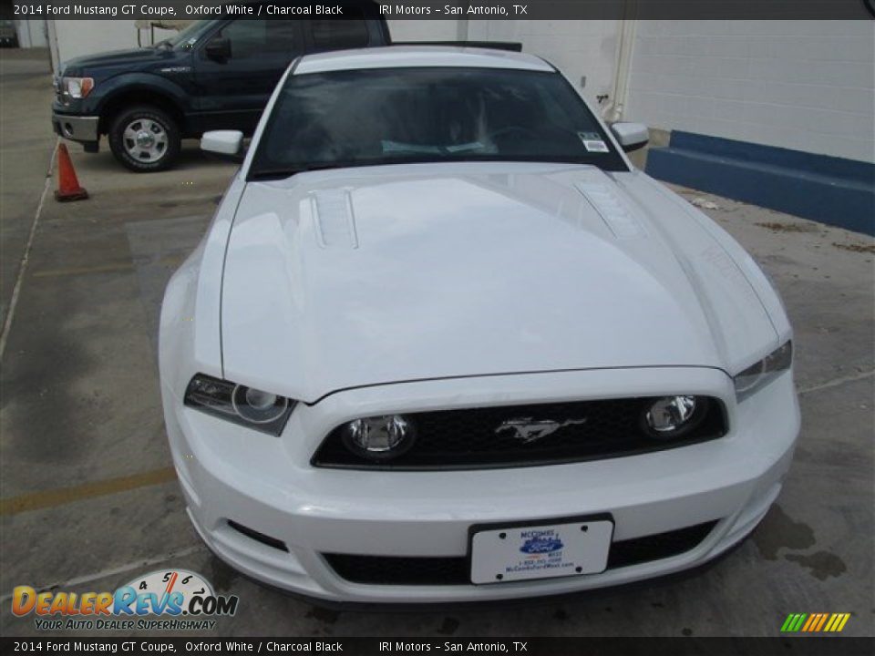 2014 Ford Mustang GT Coupe Oxford White / Charcoal Black Photo #2