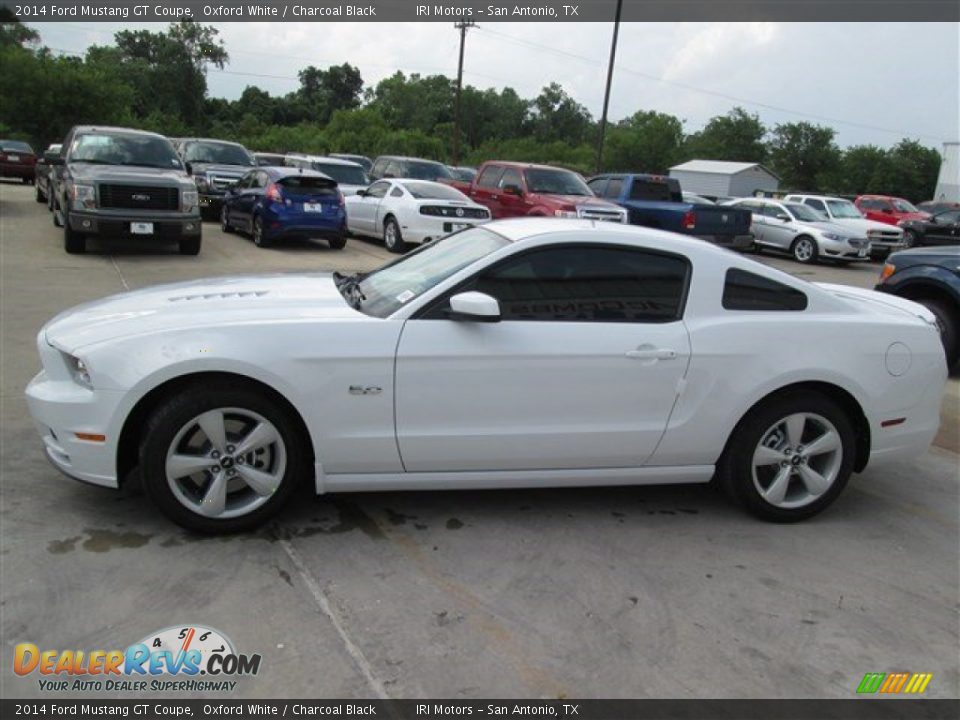 2014 Ford Mustang GT Coupe Oxford White / Charcoal Black Photo #4
