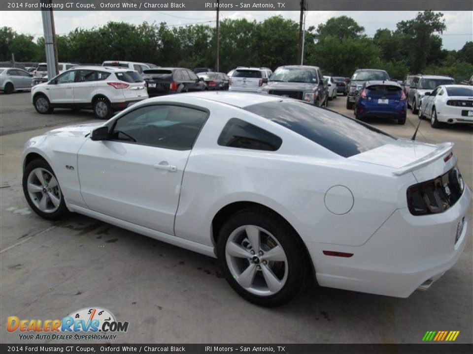 2014 Ford Mustang GT Coupe Oxford White / Charcoal Black Photo #5