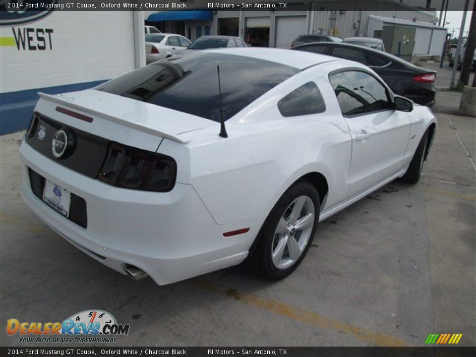 2014 Ford Mustang GT Coupe Oxford White / Charcoal Black Photo #7