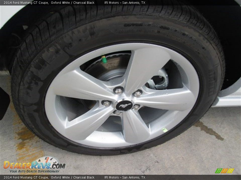 2014 Ford Mustang GT Coupe Oxford White / Charcoal Black Photo #9