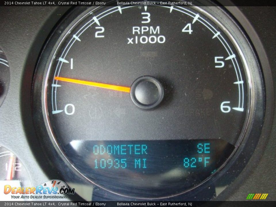 2014 Chevrolet Tahoe LT 4x4 Crystal Red Tintcoat / Ebony Photo #10