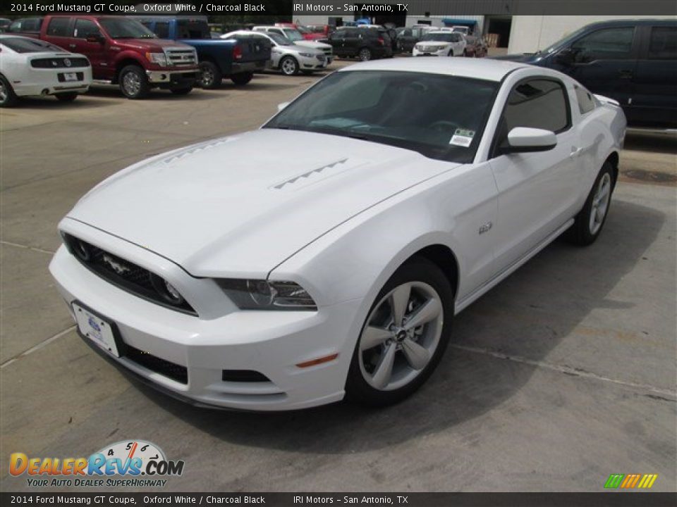 2014 Ford Mustang GT Coupe Oxford White / Charcoal Black Photo #3