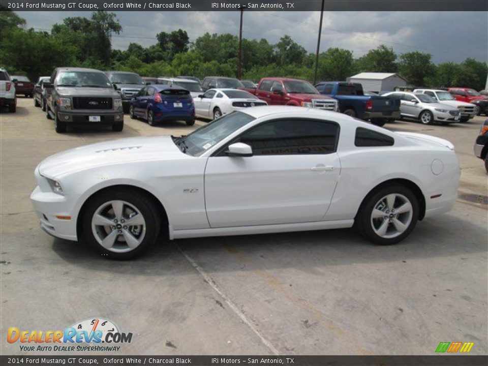 2014 Ford Mustang GT Coupe Oxford White / Charcoal Black Photo #4